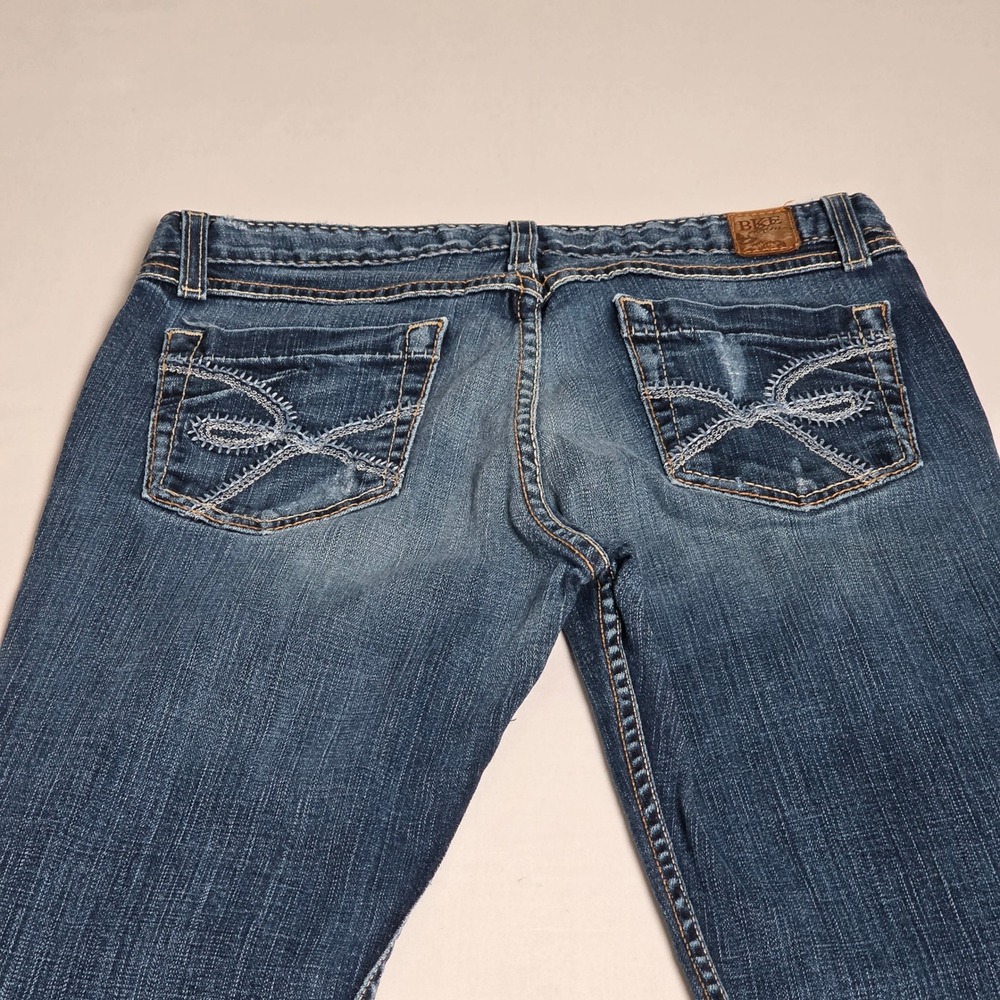 BKE Sabrina Bootcut Jeans Womens 30" Blue Medium Wash Stretch Low Rise Denim - Picture 8 of 13